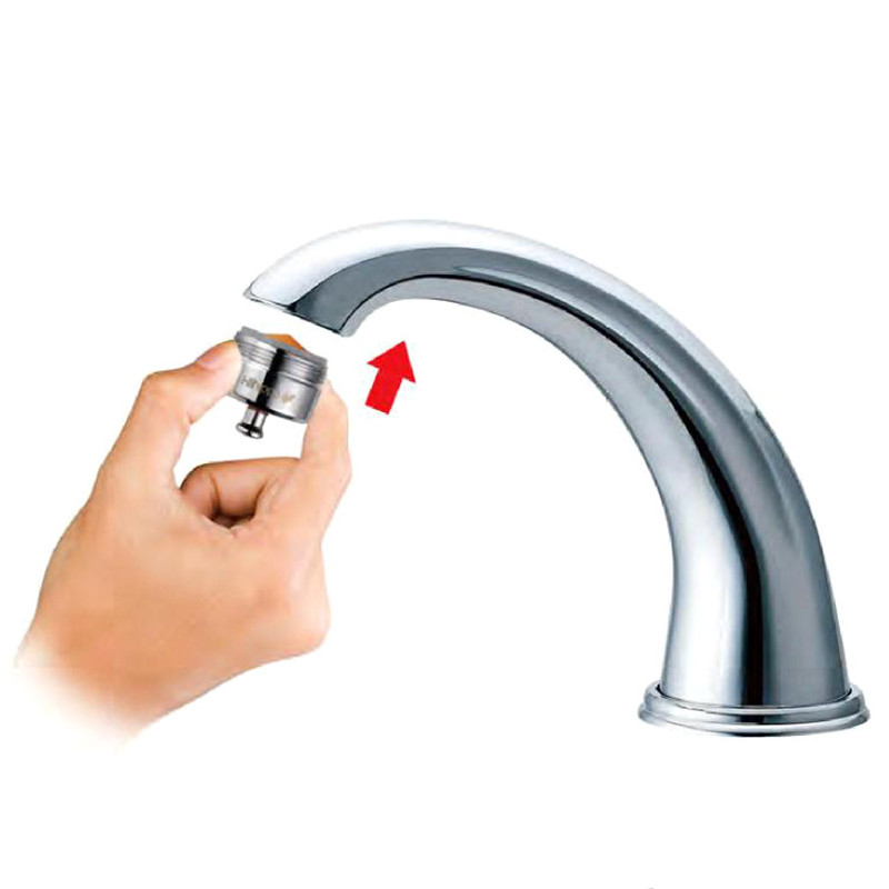 Water Saving Tap Aerator Valve One Touch Control Faucet Aerators Brass 24mm Male Thread Bubbler Kitchen Faucet Accessories