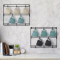 Wall Cup Rack Key Holder for Wall Decorative