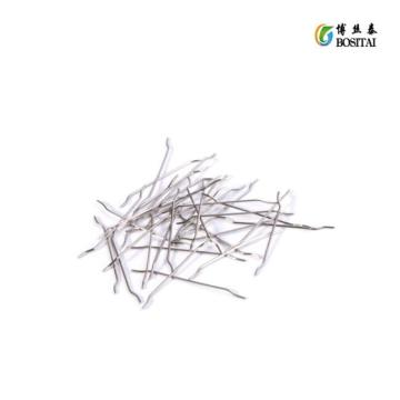 End Hook Steel Fiber with Alloy-Enhanced Durability
