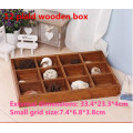 12 plaid wooden box