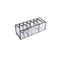 2PCS 3 Color 7 Grids Household Foldable Mesh Underwear Storage Box Socks Bra And Panty Bedroom Drawer Lattice Tidy Storage Box