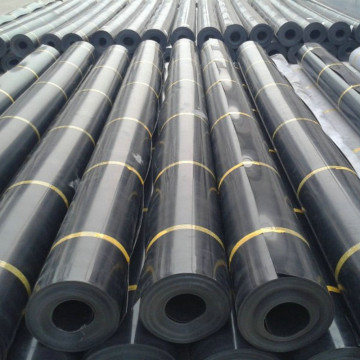 Custom HDPE Geomembrane HDPE Barrier Film Waterproof Heat Resist Antiseptic Plastic 1m x 200m 2m x 100m Black