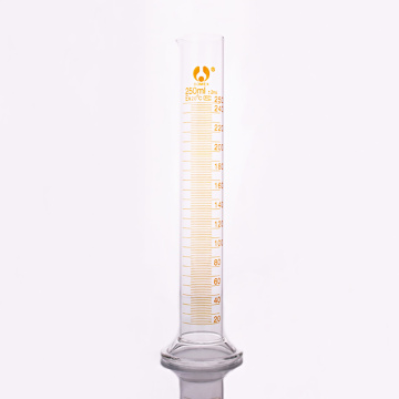 High borosilicate glass measuring cylinder,Capacity 250ml,Graduated Glass Laboratory Cylinder