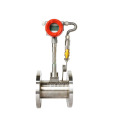 DN50 Pulse No Display Gas Vortex Flowmeter Gas Flow Meter Steam Compressed Air Metering Liquid Natural Gas Flow Meter DC24V