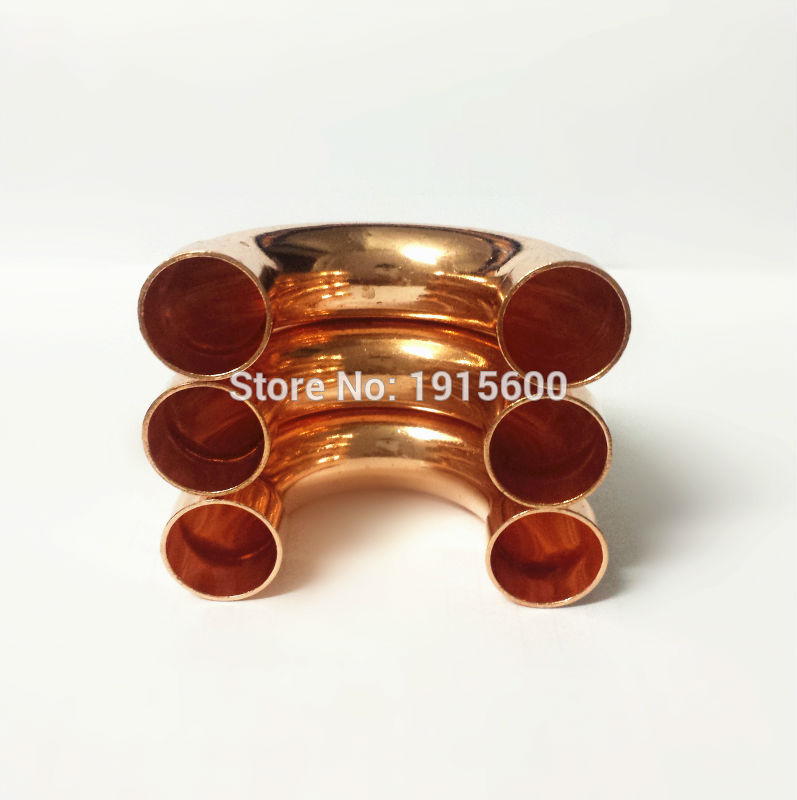 3/8 " 9.52mm 180 degree Return Bend C X C copper elbow brass fitting refrigeration parts air condition fittings pipe fitting