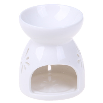 1PC Ceramic Essential Oil Lamp Aroma Burner Aromatherapy Candle Fragrance Holder Lamps Porcelain Home Decoration 6.5x8cm