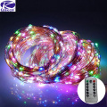 Waterproof Fairy Led Light Christmas Outdoor Luces Led Decoracion Silver Copper Wire String Light For Wedding Christmas Party