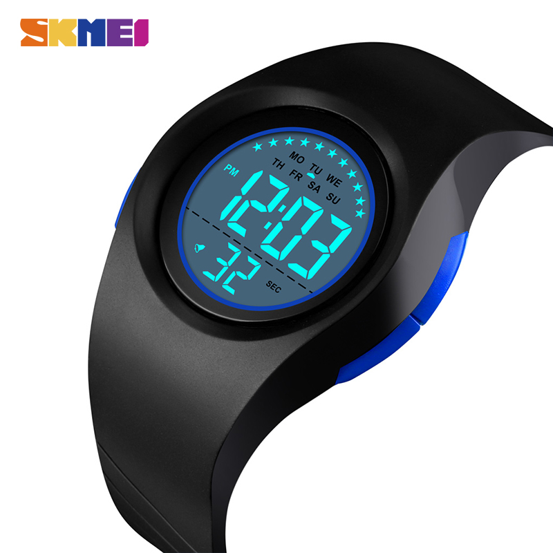 SKMEI Children LED Digital Watch Luminous Alarm Kids Sports Watches 50M Waterproof Boys Girls Wristwatch Montre pour enfants