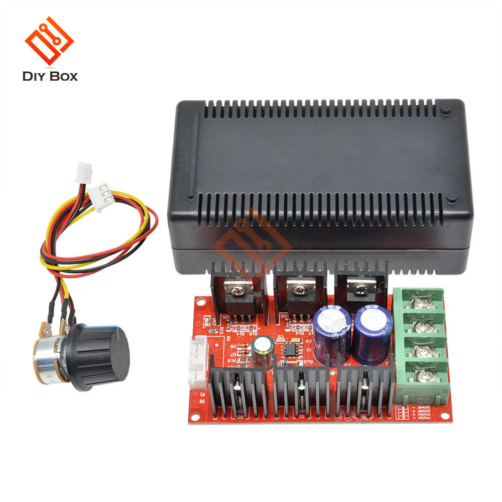 2000W 40A DC Motor Speed Controller DC 12V 24V PWM HHO RC Car Fan Speed Regulator Adjustable Power Control Switch Soft Starting