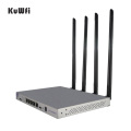 KuWFi OpenWrt 1200Mbps Long Range Wireless AP 1W High Power Wireless Router 2.4G 5.8G Dual Band Wifi Router 4*7dBi Antennas