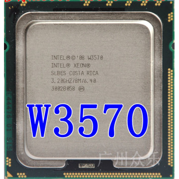 Intel Xeon W3570 w3570 CPU processor 3.2GHz LGA1366 8MB L3 Cache/Quad-Core/ server CPU Free Shipping