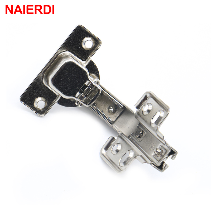 NAIERDI 135 Degree Corner Fold Cabinet Door Hinges Angle Hinge Furniture Hardware For Home Kitchen Bathroom Cupboard With Screw