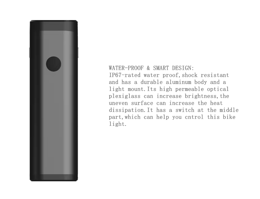 210.bicycle light waterproof