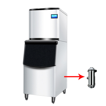 500kg / 24h Commercial Ice Maker Automatic Ice Maker 140kg Storage For Bar, Coffee Shop And Milk Tea Room