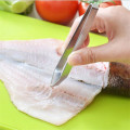 Stainless Steel Fish Bone Tweezers Remover Pincer Puller Tongs Pick-Up Seafood Tool Kitchen Tweezer