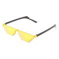 Mosaic Sunglasses Trick Toy Thug Life Glasses Deal With It Glasses Pixel Women Men Colorful Mosaic Sunglasses Funny toy