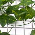 1pcs green man-made silk ivy leaf garden plastic plant flower vine leaves flower indoor artificial plant leaves home decoration