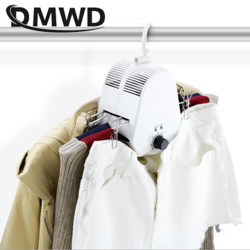 DMWD 110V-220V Electric Cloth Dryer Mini Baby Colthes Shoes Drying Machine Laundry Hanger Travel Outdoor Air Heating Rack Warmer
