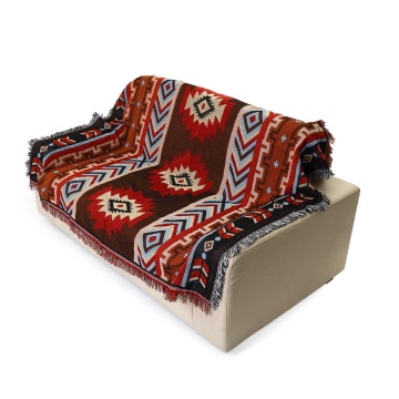 Aztec Navajo Classic Towel Mat Throw 130x160cm Wall Hanging Cotton Rugs Woven Machine Washable Picnic Sofa Blanket Home Decor