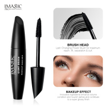 IMAGIC 4D Silk Fiber Mascara Waterproof Extended Thick Long Curly Eyelashes Black Curling Eyelash Brush Makeup Professional