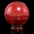 100mm Asia red quartz ball high quality feng shui home decoration ball preferred