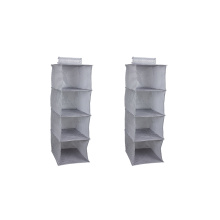 2 PCS Nano Technology Waterproof Polypropylene Fabric Closet Organizer Set - Made in Turkey