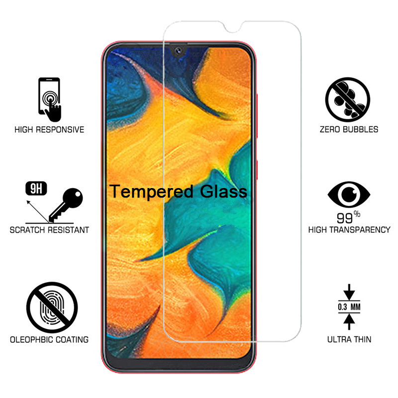 9H Tempered Glass for Samsung A50 A40 A30 A20e A10 A20 Screen Protector for Samsung Galaxy A51 A71 A70 M51 M31 M21 A31 A21S A11