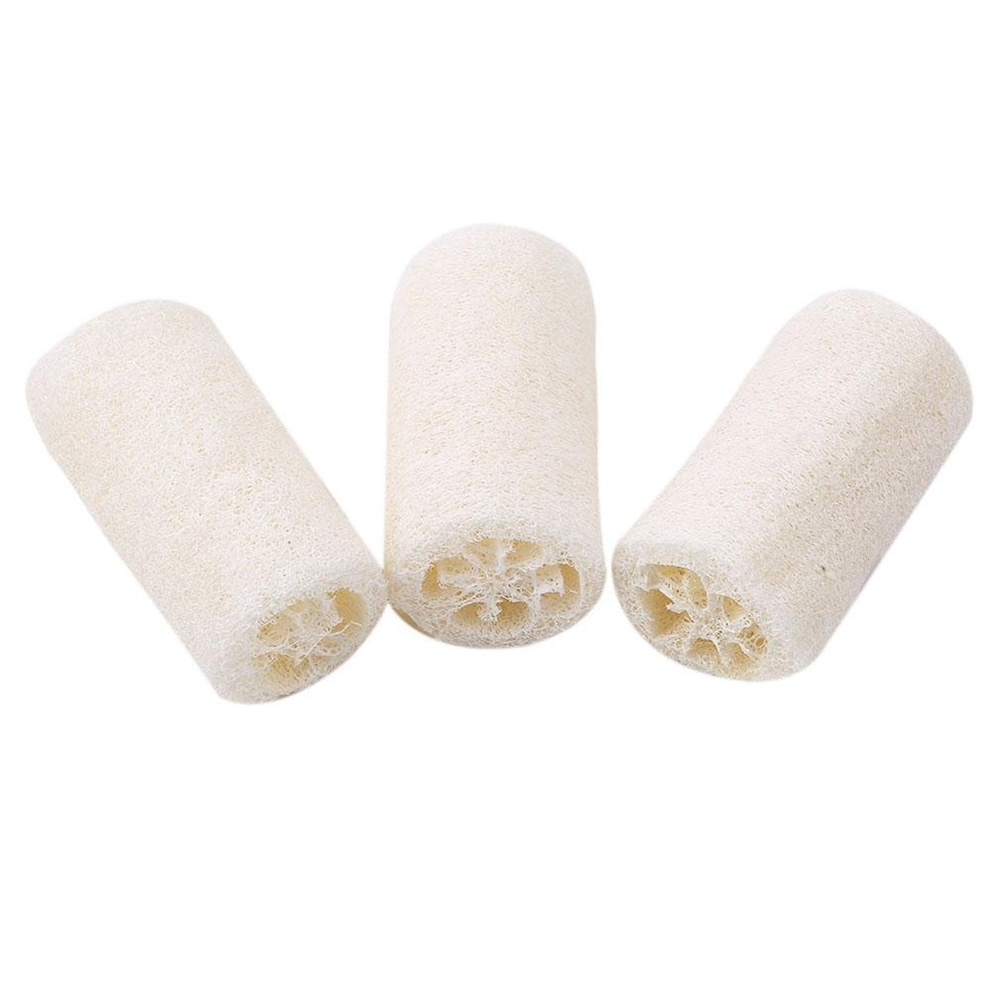 1 Pc New Natural Loofah body scrub Gourd Sponge Bath Rub Dishes Cleaning Exfoliating cream psoriasis Scrubber Tool 10cm