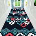 European Geometric Stair Carpet Long Hallway Rugs Hotel Home Wedding Corridor/Aisle Carpets Bedroom Bathroom Mat Runner Rugs