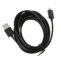 Long Micro USB Charge Charging 3 Meter Power Cable For PS4 ControllersW91A
