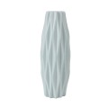 Origami Plastic Flower Vase Modern Home Decoration White Imitation Ceramic Flower Pot Flower Nordic Ornament Home Decor