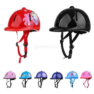 Children Kids Adjustable Horse Riding Hat/Helmet Head Protective Gear Equestrain Safety Hat - Various Colors