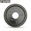 DT-DIATOOL 1pc Diameter 75mm Vacuum Brazed Diamond Grinding Disc Flat Wheel Sanding Disc on Marble Granite Quartz Ceramics Stone