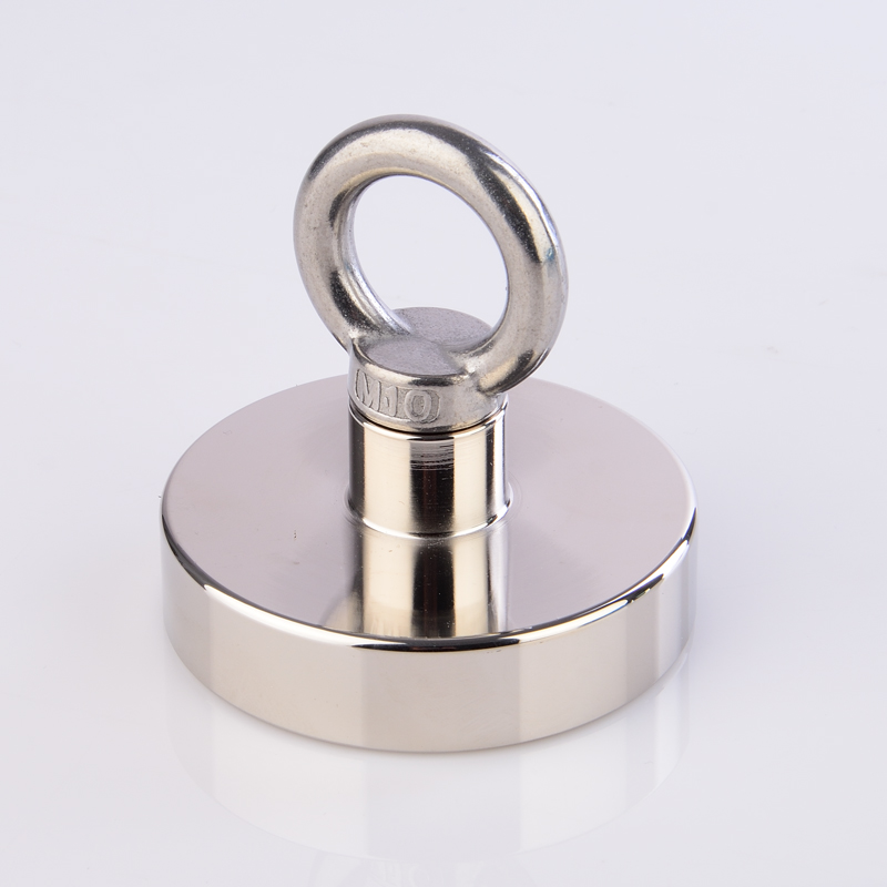 Super Strong 200Kg Neodymium Powerful Round Magnet Salvage Magnets Sea Magnet with Storage Box Rope Fishing Magnetic Material