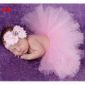 Pale Pink Baby Tutu Skirt and Headband Set Newborn Tutu Baby gown Infant Photography props Little Girl Tutu clothing TS001