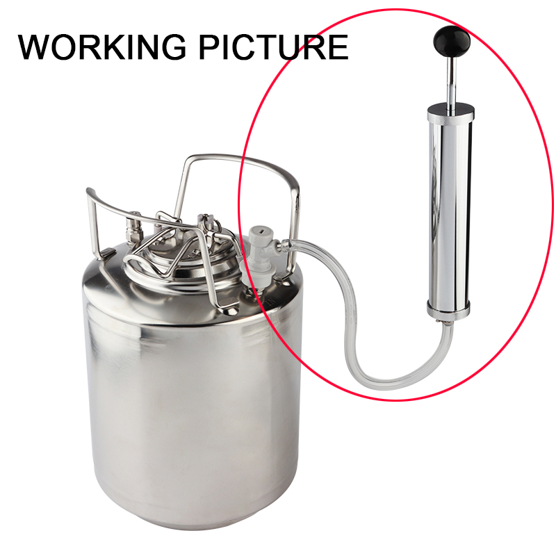 New Beer keg Air Pump,Co2 Pump with gas ball lock,Beer Keg Tap Kit homebrew kegging