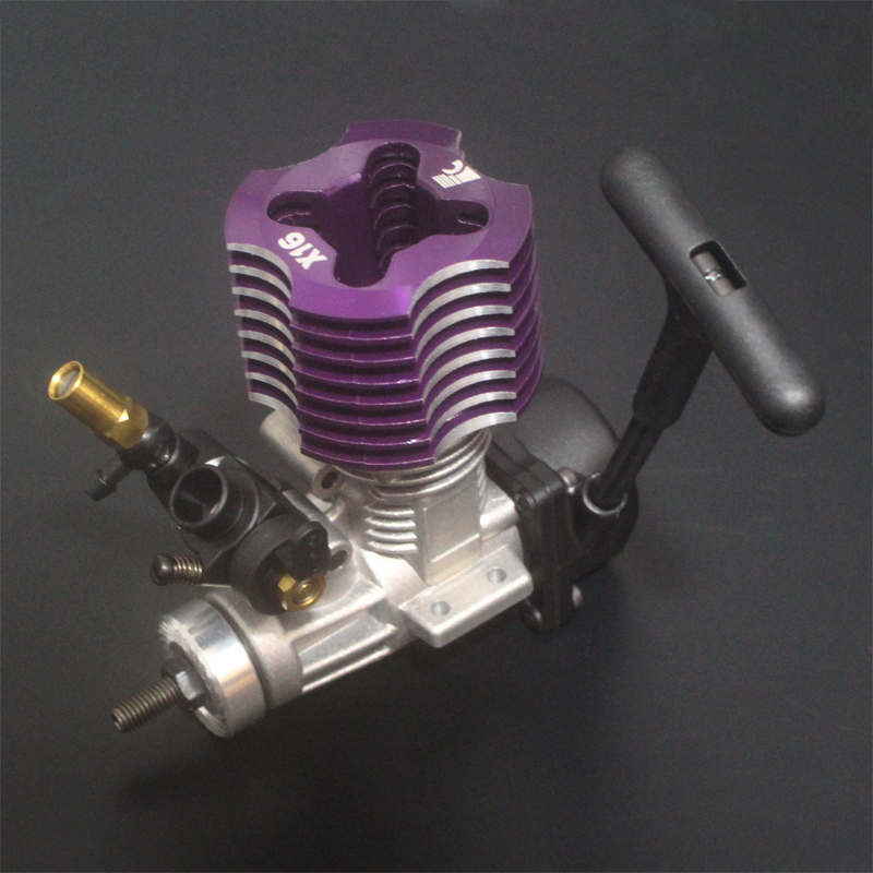 HSP 02060 FC 16 Purple Engine Pull Starter RC 1/10 Nitro Car On-road Car Buggy Monster Bigfoot Truck for 94122/94166/94188