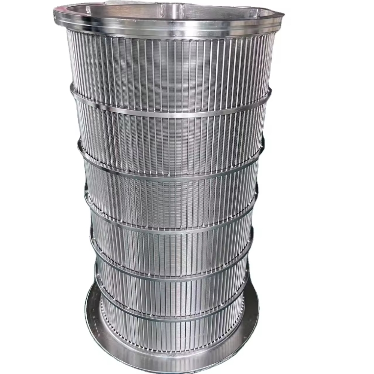 Wedge Wire Screen Filter Drum Rotary wedge wire screen