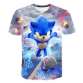 4-14 Years Old T-shirt For Children Clothes Sonic t shirt Sonic the Hedgehog Shirt For Baby Boys Clothes Girls Tops Tee As Gifts