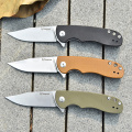 Tangram pocket knife 440C steel knife survival multi-function folding knife self-defense outdoor knives