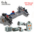 NEW High-tech 4WD Off-road Front Suspension System MOC Building Blocks Bricks Parts Kits RC Model Cars for kids Boys DIY Toys