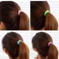 100pcs Colors Girls Baby Hair Ring Rope Headwear Scrunchies Elastic Hair Band Kids Hair Accessories For Women Hair Tie Bebes