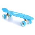 22 Inches Four-wheel Mini Longboard Pastel Color Skate Board skateboard with LED Flashing Wheels Retro Skateboard