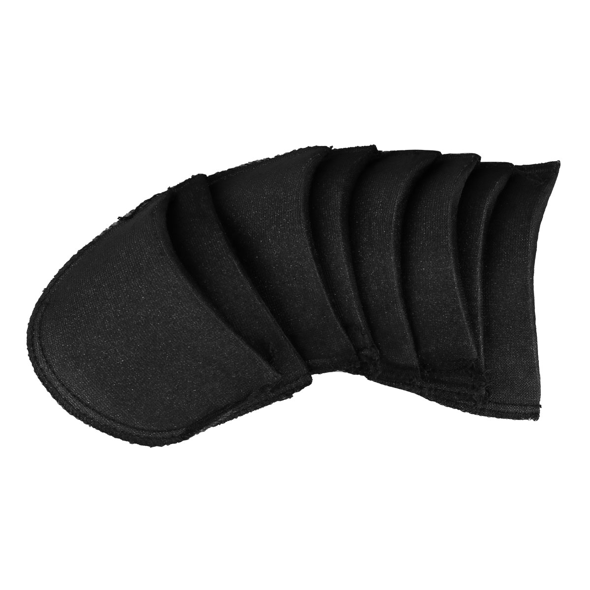 US STOCK 4 Pairs Soft Padded Shoulder Padding Non-slip Foam Shoulder Pads Enhancer for Blazer T-shirt Clothes Sewing Accessories