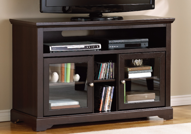 Wooden Tv Stand With Doors