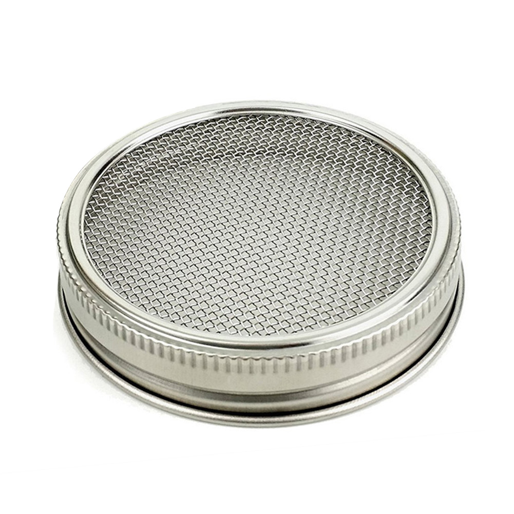 Sprouting Jar Home Supplies Lid Kit For Sprouts Growing Curved Mesh Healthy Gift Stainless Steel For Wide Mouth Durable