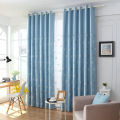 Curtain Cloth Factory Direct Curtain Wholesale Zero-Cut Ramie Velvet Embroidered Window Shade Cloth Yarn Living Room Bedroom
