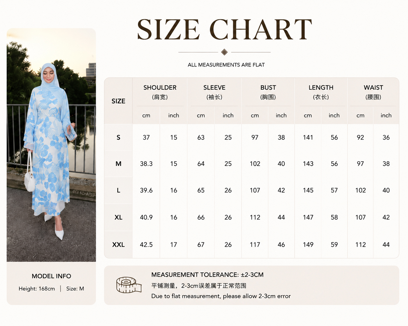 Floral Chiffon Flared Sleeve Abaya Dress