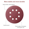 10Pcs 8 Holes 5 Inch Sanding Discs Hook and Loop 60/80/100/180/240/320/1000/2000 Grit Sandpaper Assortment for Orbital Sander