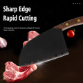 Chinese Knife Anti-stick Cleaver Cutlery Kitchen Knife 7cr17 Stainless Steel Butcher Chef Knife Full Tang Camping Knife Tools